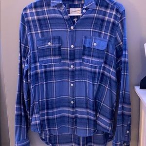 Women’s denim bottom down flannel